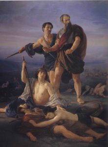 "Death of King Saul", 1848, Elie_Marcuse_saul